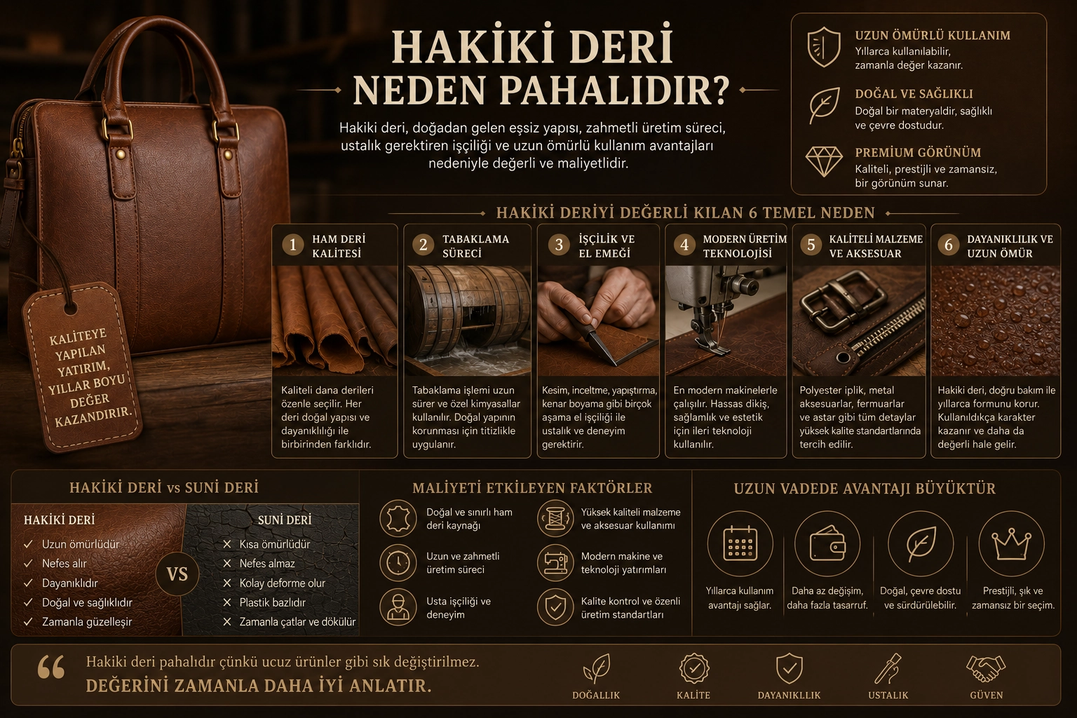 Hakiki Deri Neden Pahalıdır?