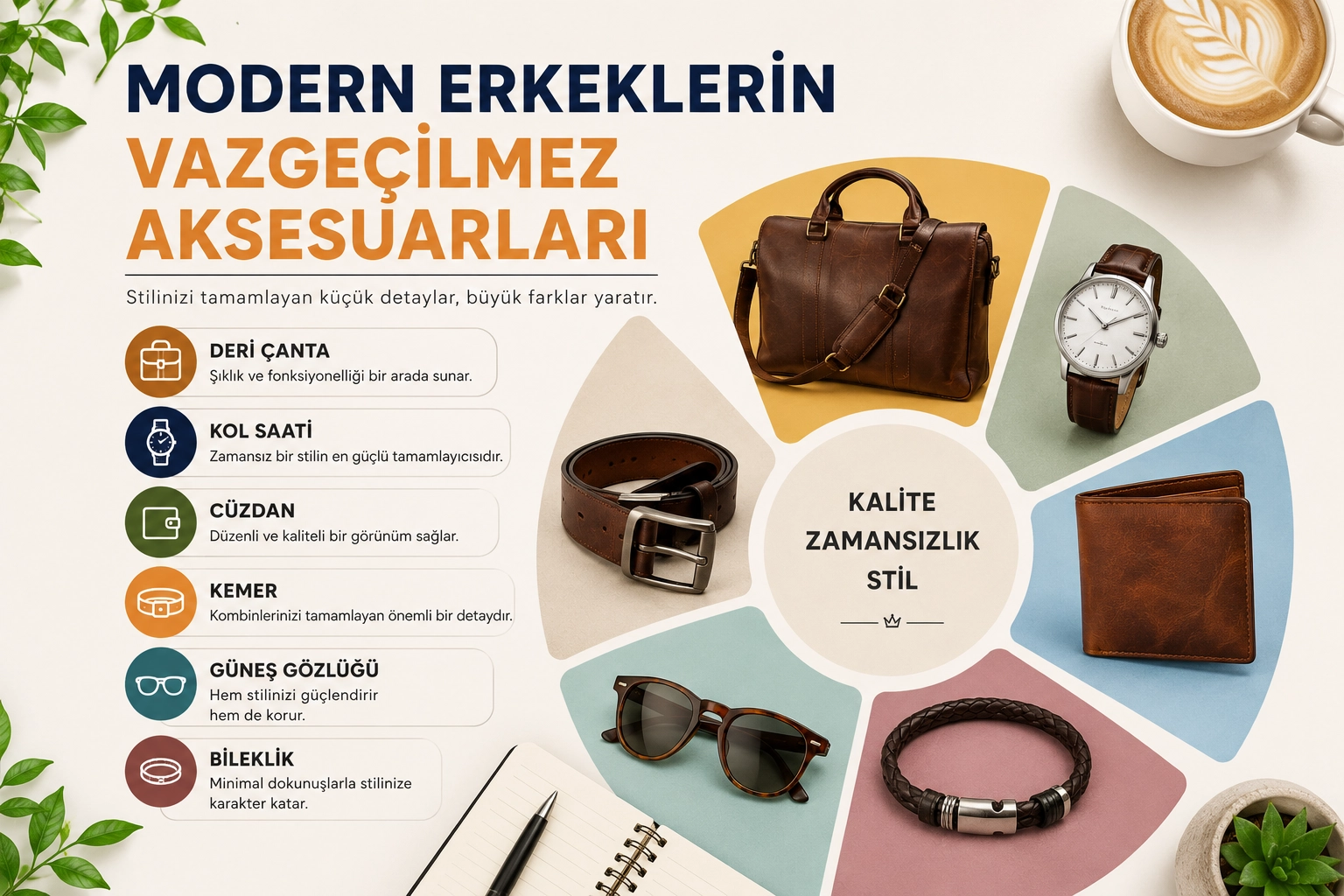 Modern Erkeklerin Vazgeçilmez Aksesuarları