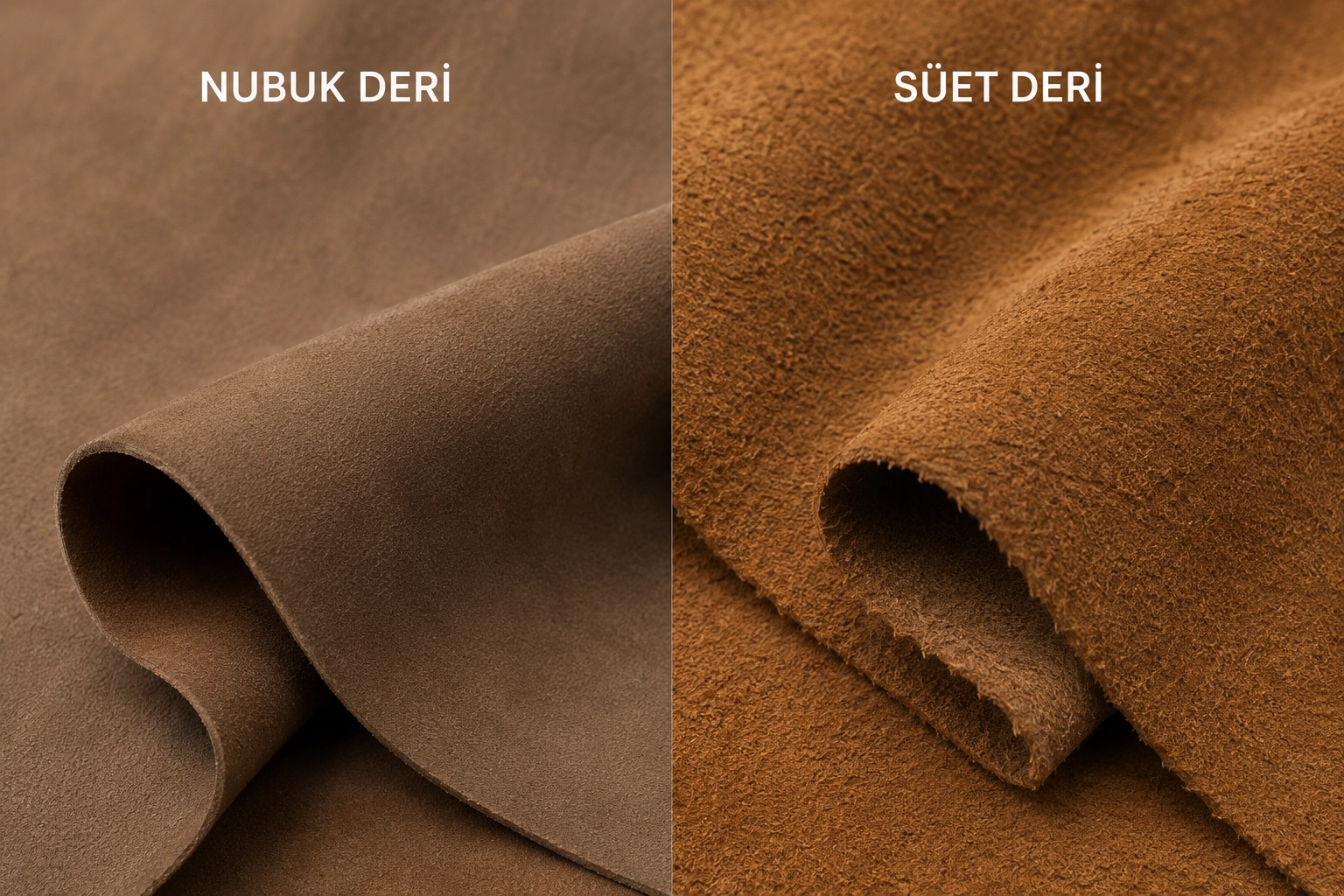 Nubuk ve Süet Deri Arasındaki Farklar