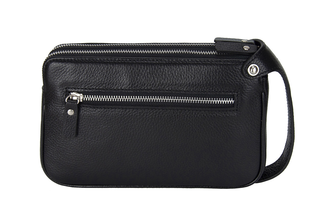 KANGAROO KINGDOM  Hakiki Deri Lacivert Erkek Portföy & Clutch El Çantası 1285-L