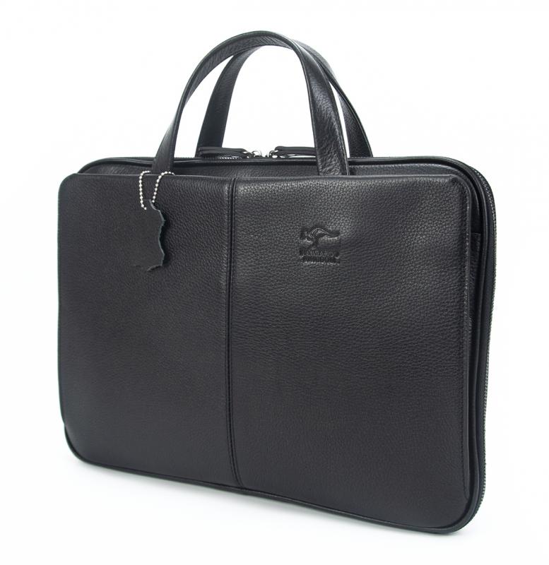 KANGAROO%20KINGDOM%20Hakiki%20Dana%20Deri%20Lacivert%20Erkek%20Laptop%20&%20Evrak%20Çantası%209091-L