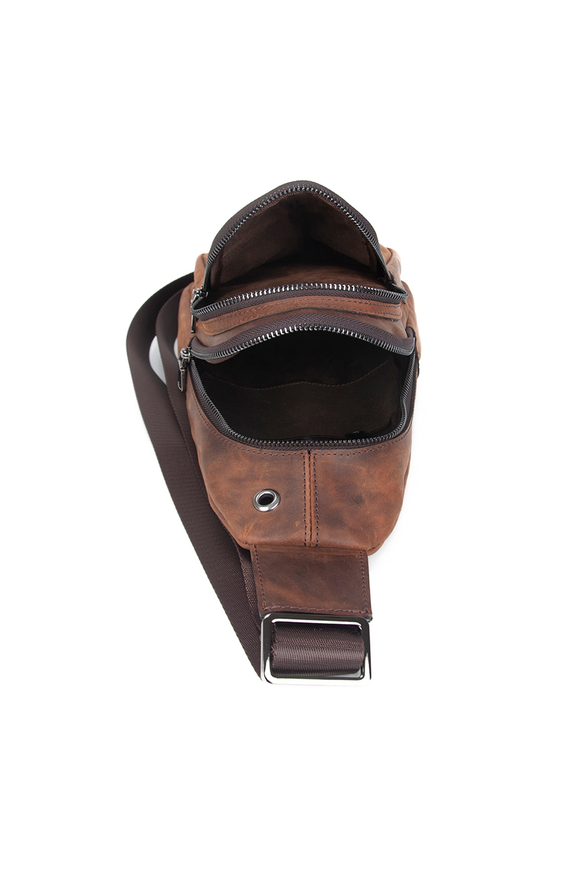 KANGAROO%20KINGDOM%20Hakiki%20Dana%20Deri%20Crazy%20Horse%20Koyu%20Camel%20Erkek%20Postacı%20Sırt%20Çantası%201012-ZKC