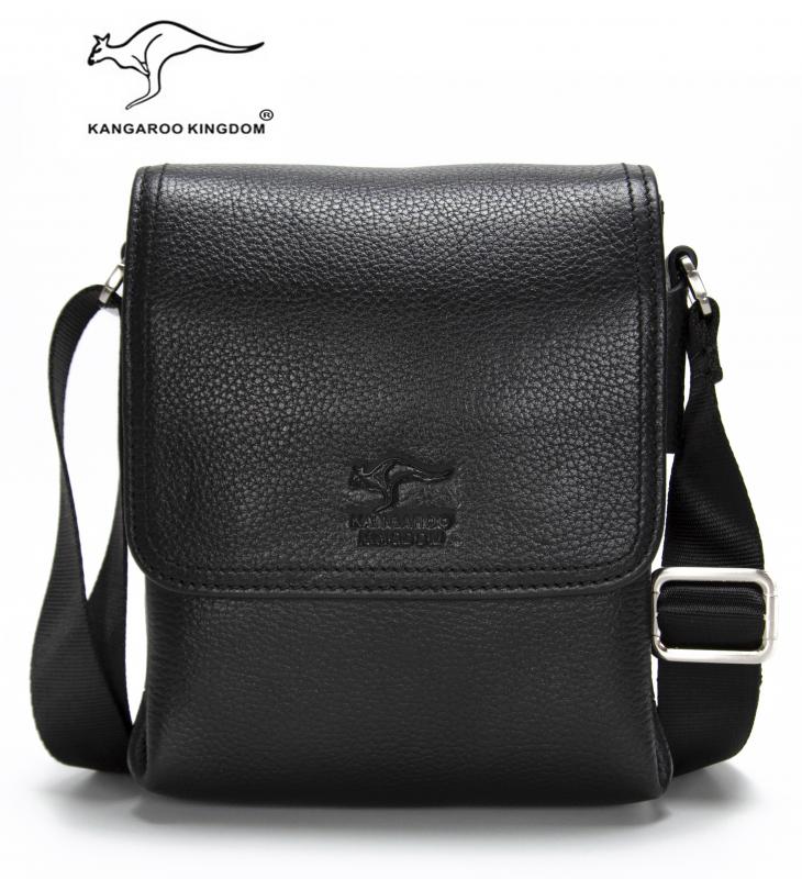KANGAROO%20KINGDOM%20Hakiki%20Dana%20Deri%20Lacivert%20Erkek%20Postacı%20Çantası%208799-L