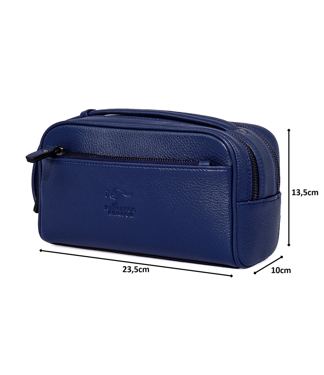KANGAROO%20KINGDOM%20%100%20Hakiki%20Dana%20Deri%20Lacivert%20Erkek%20Portföy%20&%20Clutch%20El%20Çantası%206466-L