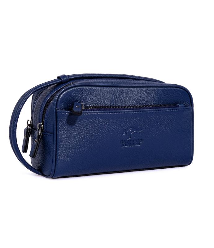 KANGAROO%20KINGDOM%20%100%20Hakiki%20Dana%20Deri%20Lacivert%20Erkek%20Portföy%20&%20Clutch%20El%20Çantası%206466-L