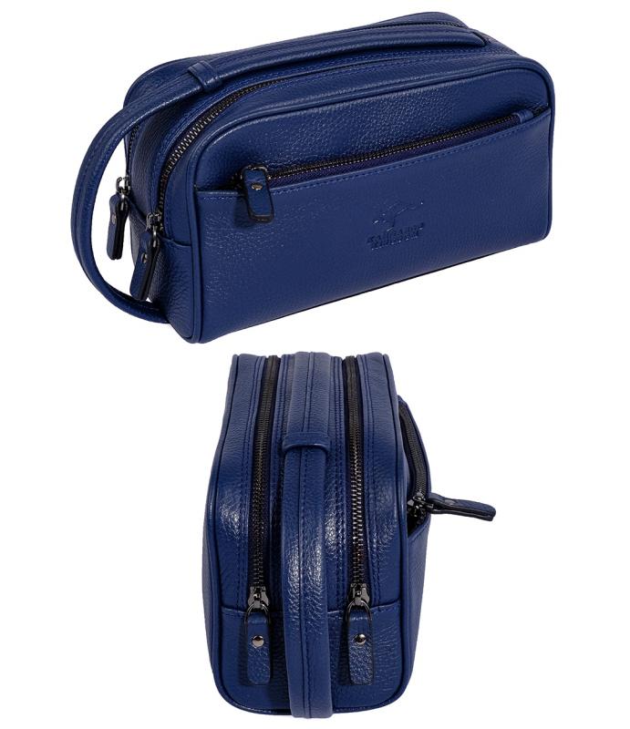 KANGAROO%20KINGDOM%20%100%20Hakiki%20Dana%20Deri%20Lacivert%20Erkek%20Portföy%20&%20Clutch%20El%20Çantası%206466-L