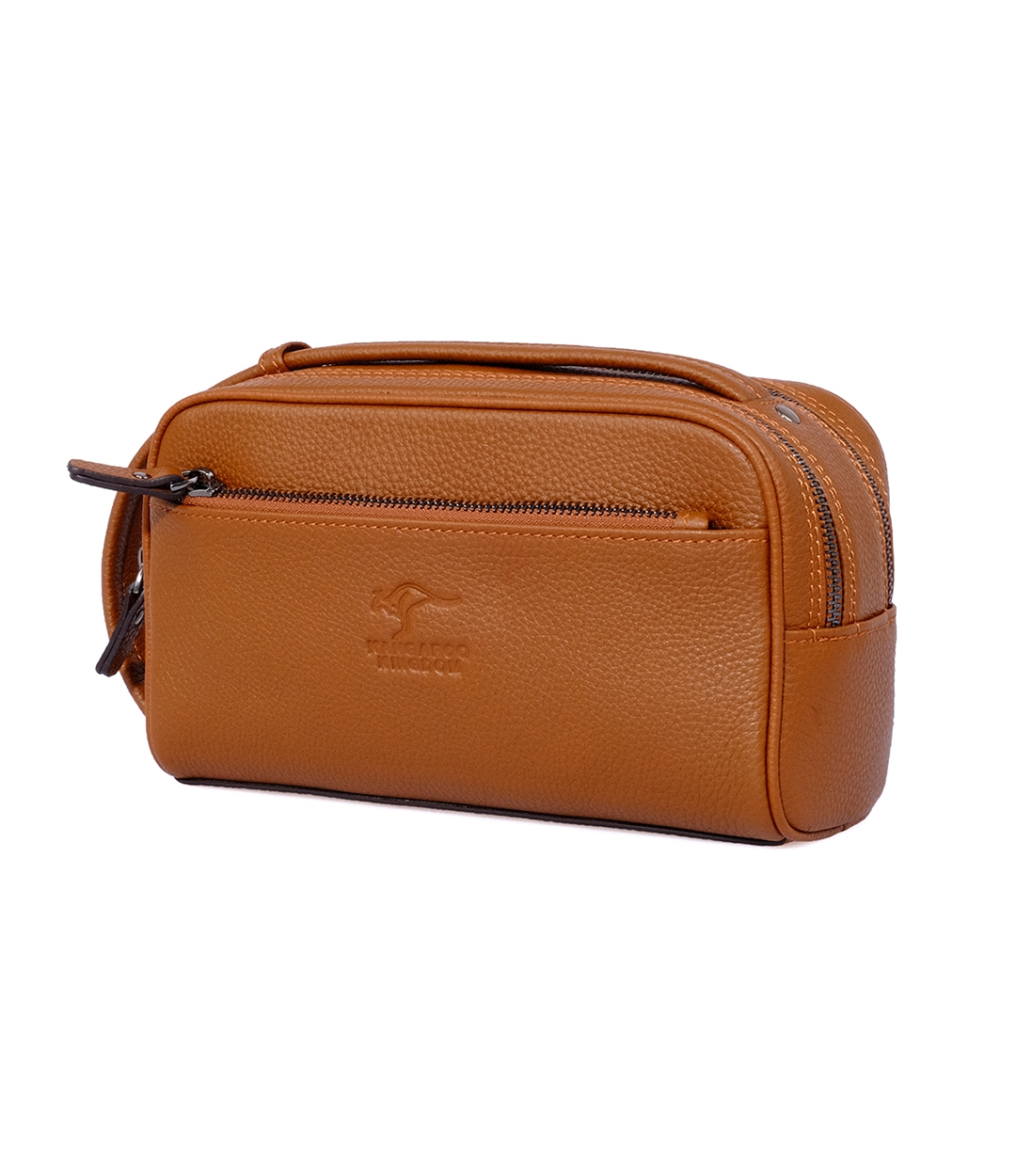 KANGAROO%20KINGDOM%20%%20100%20Hakiki%20Dana%20Deri%20Taba%20Erkek%20Portföy%20&%20Clutch%20El%20Çantası%206466-T
