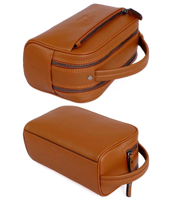 KANGAROO%20KINGDOM%20%%20100%20Hakiki%20Dana%20Deri%20Taba%20Erkek%20Portföy%20&%20Clutch%20El%20Çantası%206466-T