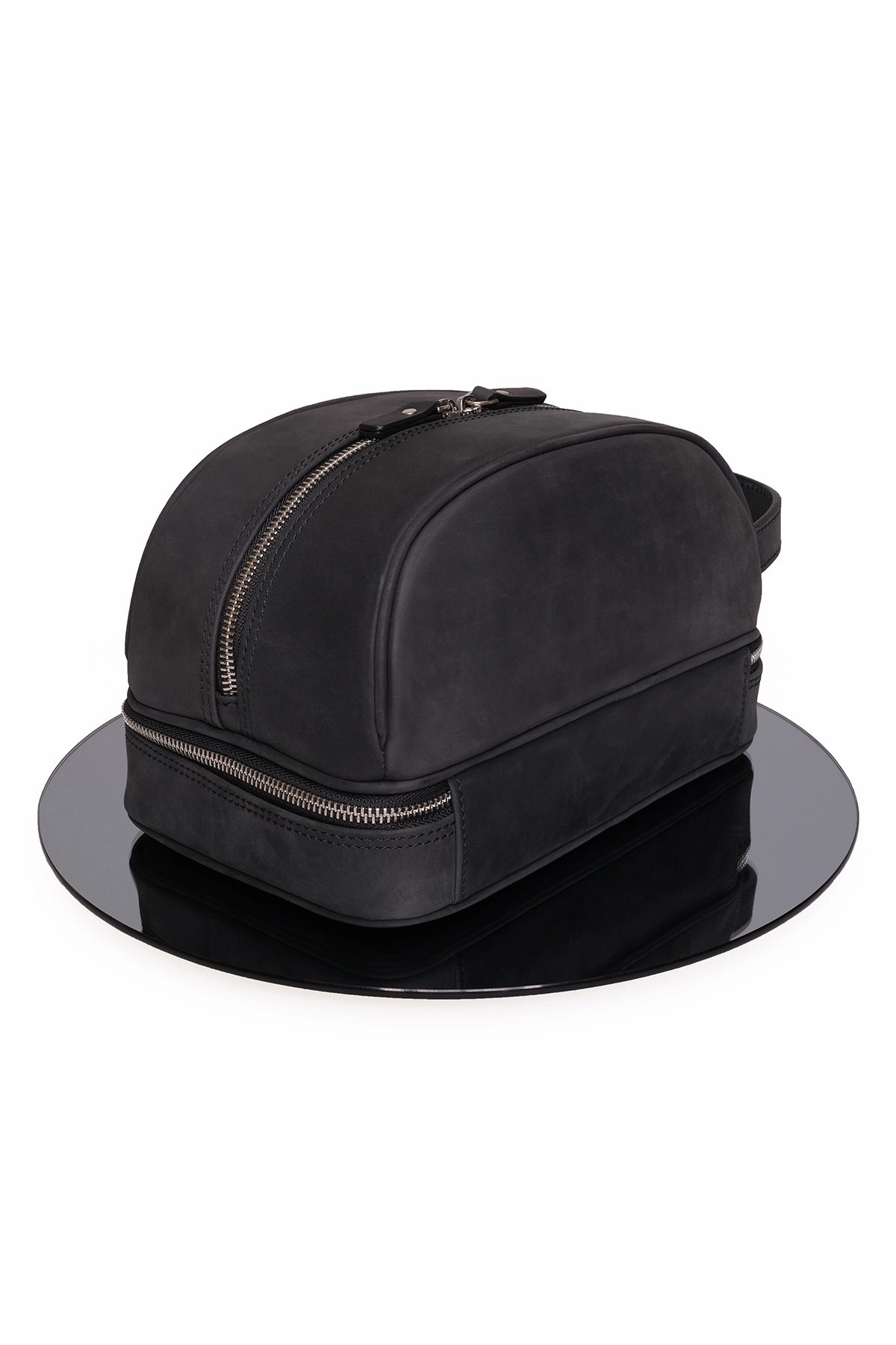 KANGAROO KINGDOM Seyahat Organizatörü Portföy El Çantası Hakiki Deri Crazy Horse 6577-ZS