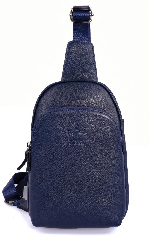 KANGAROO%20KINGDOM%20Hakiki%20Dana%20Deri%20Koyu%20Lacivert%20Erkek%20Body%20Bag%20Sırt%20Çantası%208155-L