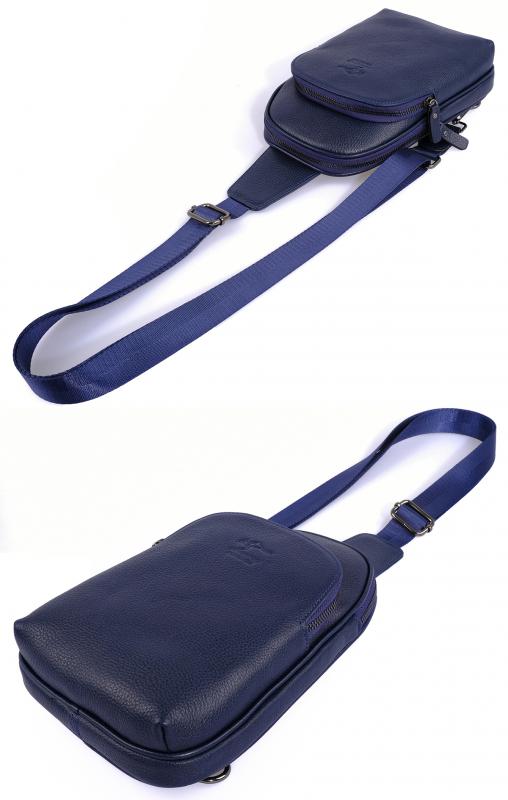 KANGAROO%20KINGDOM%20Hakiki%20Dana%20Deri%20Koyu%20Lacivert%20Erkek%20Body%20Bag%20Sırt%20Çantası%208155-L