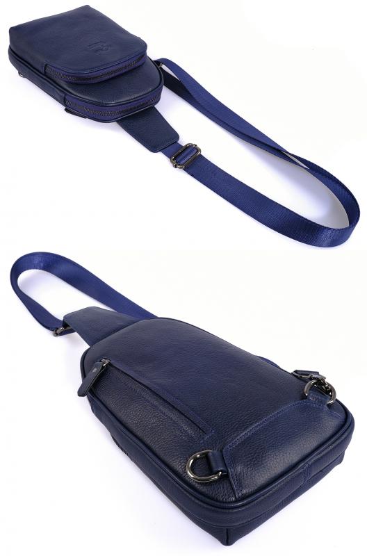 KANGAROO%20KINGDOM%20Hakiki%20Dana%20Deri%20Koyu%20Lacivert%20Erkek%20Body%20Bag%20Sırt%20Çantası%208155-L