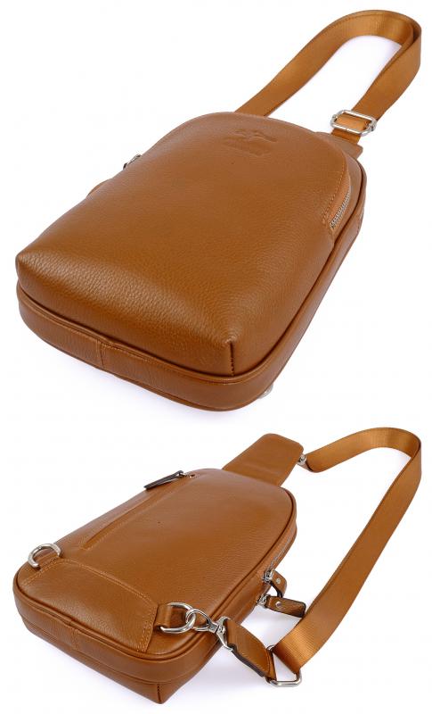 KANGAROO%20KINGDOM%20Hakiki%20Dana%20Deri%20Taba%20Erkek%20Body%20Bag%20Sırt%20Çantası%208155-T
