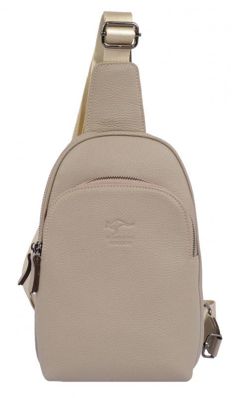 KANGAROO%20KINGDOM%20Hakiki%20Dana%20Deri%20Vizon%20Unisex%20Body%20Bag%20Sırt%20Çantası%208155-V