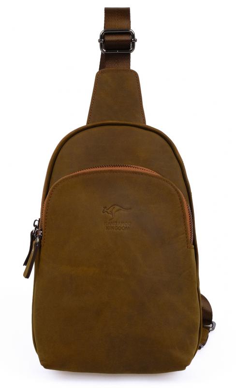 KANGAROO%20KINGDOM%20Hakiki%20Dana%20Deri%20Crazy%20Horse%20Haki%20Erkek%20Body%20Bag%20Sırt%20Çantası%208155-ZHK