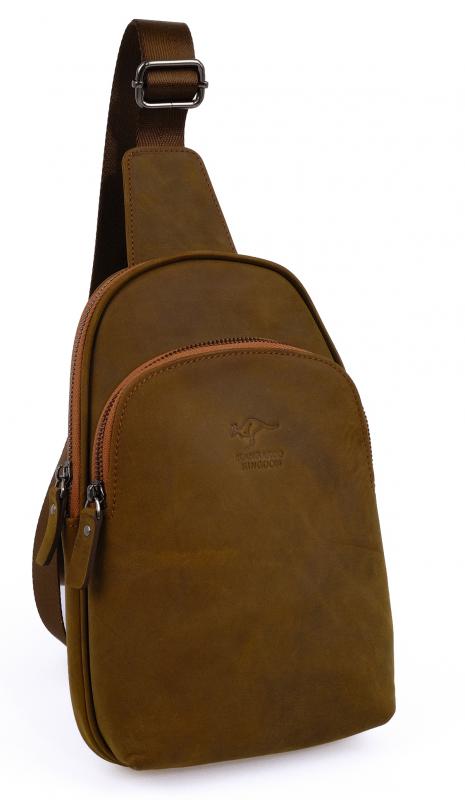 KANGAROO%20KINGDOM%20Hakiki%20Dana%20Deri%20Crazy%20Horse%20Haki%20Erkek%20Body%20Bag%20Sırt%20Çantası%208155-ZHK