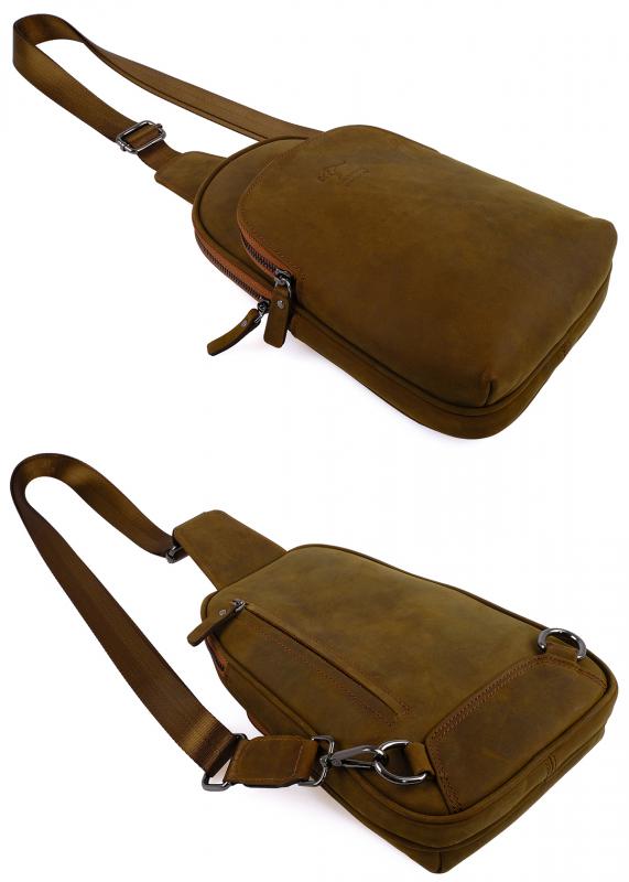 KANGAROO%20KINGDOM%20Hakiki%20Dana%20Deri%20Crazy%20Horse%20Haki%20Erkek%20Body%20Bag%20Sırt%20Çantası%208155-ZHK