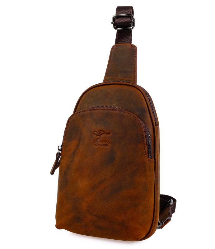 KANGAROO%20KINGDOM%20Hakiki%20Dana%20Deri%20Crazy%20Horse%20Yeşil%20Unisex%20Body%20Bag%20Sırt%20Çantası%208155-ZY