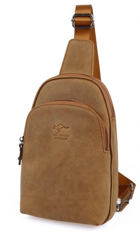 KANGAROO%20KINGDOM%20Hakiki%20Dana%20Deri%20Crazy%20Horse%20Vişne%20Unisex%20Body%20Bag%20Sırt%20Çantası%208155-ZV
