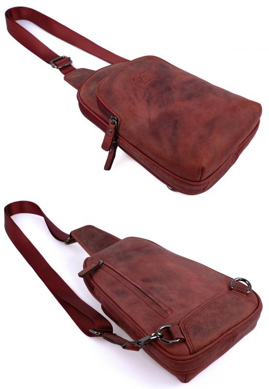 KANGAROO%20KINGDOM%20Hakiki%20Dana%20Deri%20Crazy%20Horse%20Vişne%20Unisex%20Body%20Bag%20Sırt%20Çantası%208155-ZV