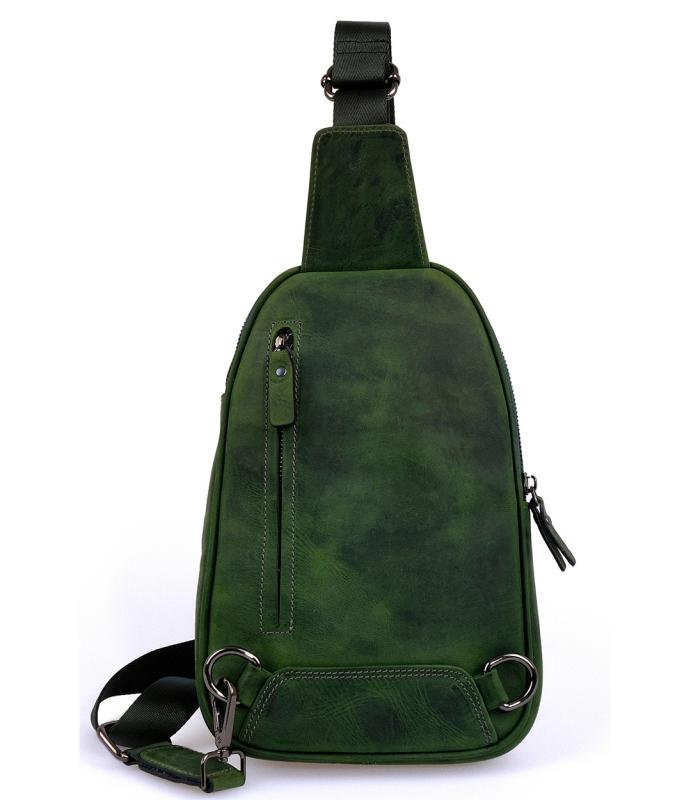 KANGAROO%20KINGDOM%20Hakiki%20Dana%20Deri%20Crazy%20Horse%20Yeşil%20Unisex%20Body%20Bag%20Sırt%20Çantası%208155-ZY