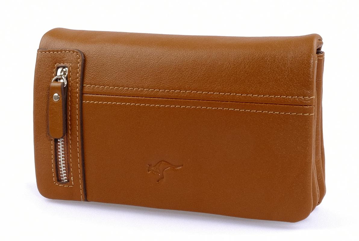 KANGAROO%20KINGDOM%20%100%20Hakiki%20Dana%20Deri%20Taba%20Erkek%20Portföy%20&%20Clutch%20El%20Çantası%207477-T