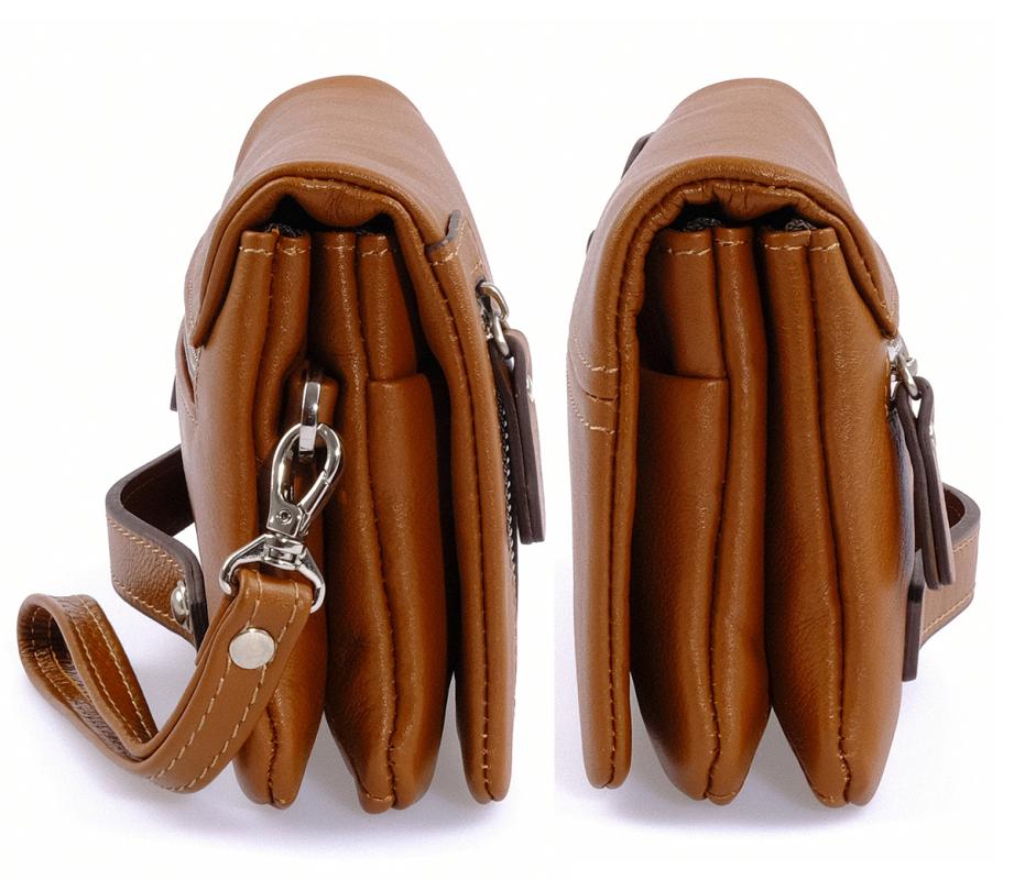 KANGAROO%20KINGDOM%20%100%20Hakiki%20Dana%20Deri%20Taba%20Erkek%20Portföy%20&%20Clutch%20El%20Çantası%207477-T