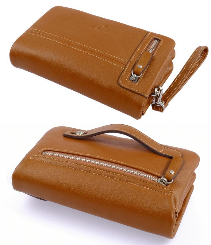 KANGAROO%20KINGDOM%20%100%20Hakiki%20Dana%20Deri%20Taba%20Erkek%20Portföy%20&%20Clutch%20El%20Çantası%207477-T
