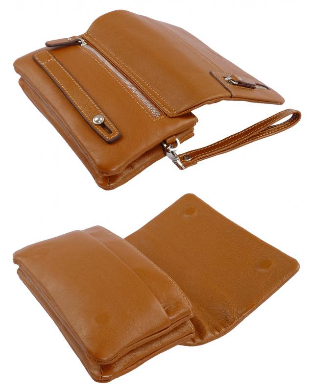 KANGAROO%20KINGDOM%20%100%20Hakiki%20Dana%20Deri%20Taba%20Erkek%20Portföy%20&%20Clutch%20El%20Çantası%207477-T