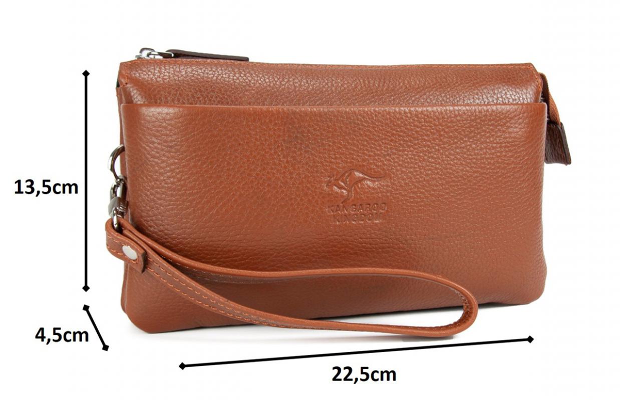 KANGAROO%20KINGDOM%20Hakiki%20Dana%20Deri%20Taba%20Erkek%20El%20Portföy%20Clutch%20Çantası%205488-T