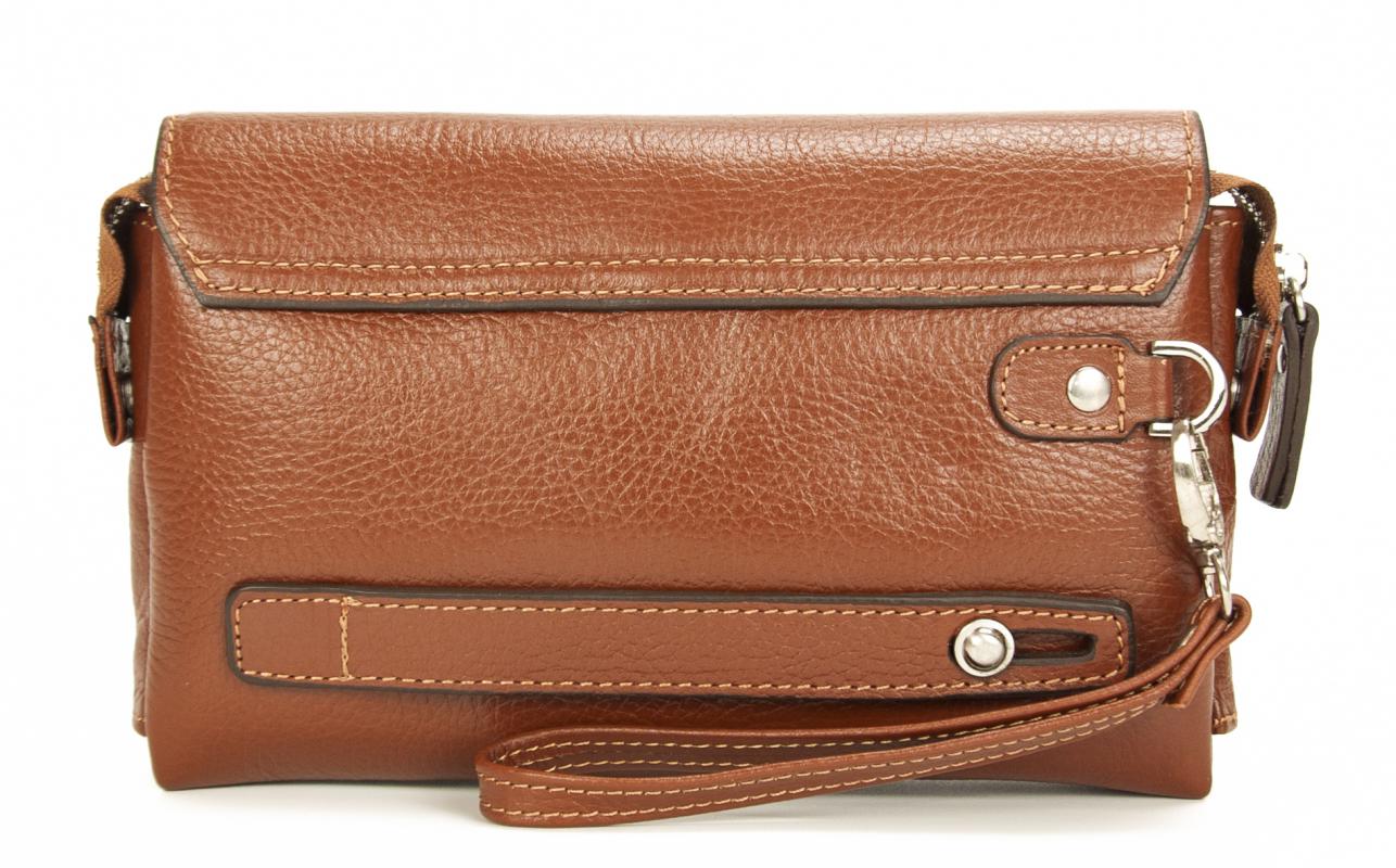 KANGAROO KINGDOM Hakiki Deri Taba Erkek Portföy & Clutch El Çantası 9985-T