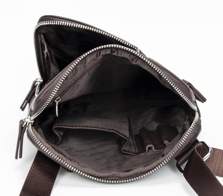 KANGAROO KINGDOM Hakiki Dana Deri Siyah Erkek Postacı Çantası 5969-S