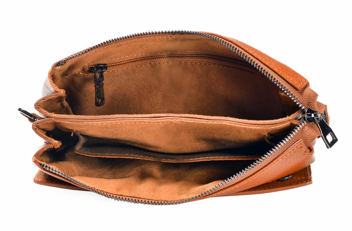 KANGAROO KINGDOM  Hakiki Deri Taba Erkek Portföy & Clutch El Çantası 8822-T