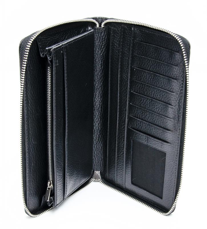 KANGAROO KINGDOM Hakiki Deri Koyu Kahverengi Erkek Portföy & Clutch El Çantası 9979-K
