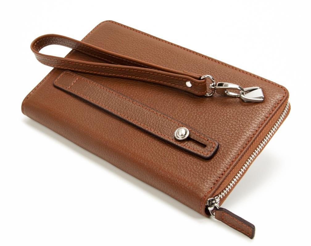 KANGAROO KINGDOM Hakiki Deri Taba Erkek Portföy & Clutch El Çantası 9979-T