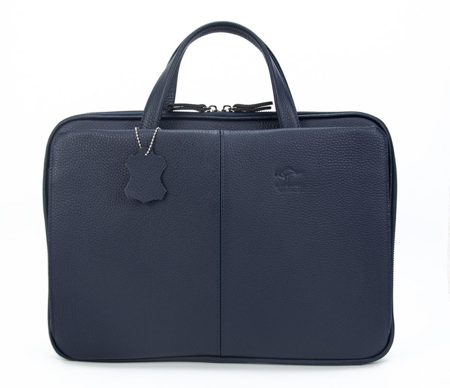 KANGAROO%20KINGDOM%20Hakiki%20Dana%20Deri%20Lacivert%20Erkek%20Laptop%20&%20Evrak%20Çantası%209091-L