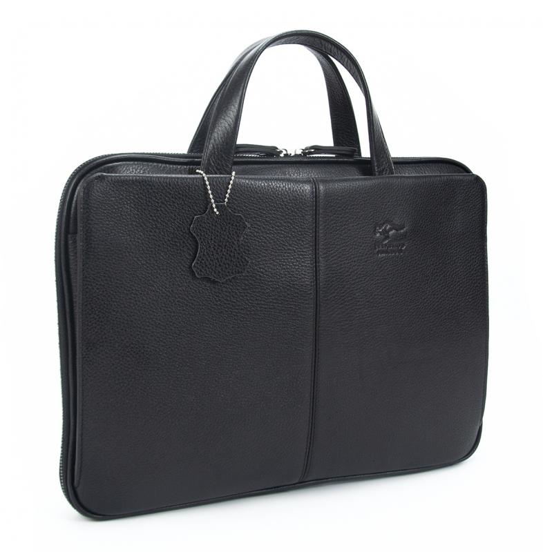 KANGAROO%20KINGDOM%20Hakiki%20Dana%20Deri%20Siyah%20Erkek%20Laptop%20&%20Evrak%20Çantası%209091-S
