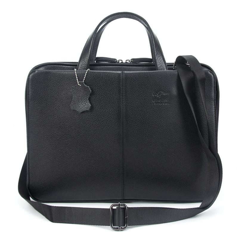 KANGAROO%20KINGDOM%20Hakiki%20Dana%20Deri%20Siyah%20Erkek%20Laptop%20&%20Evrak%20Çantası%209091-S