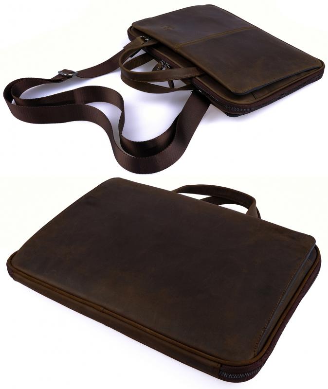 KANGAROO%20KINGDOM%20Hakiki%20Dana%20Deri%20Crazy%20Horse%20Koyu%20Kahverengi%20Erkek%20Laptop%20&%20Evrak%20Çantası%209091-ZK