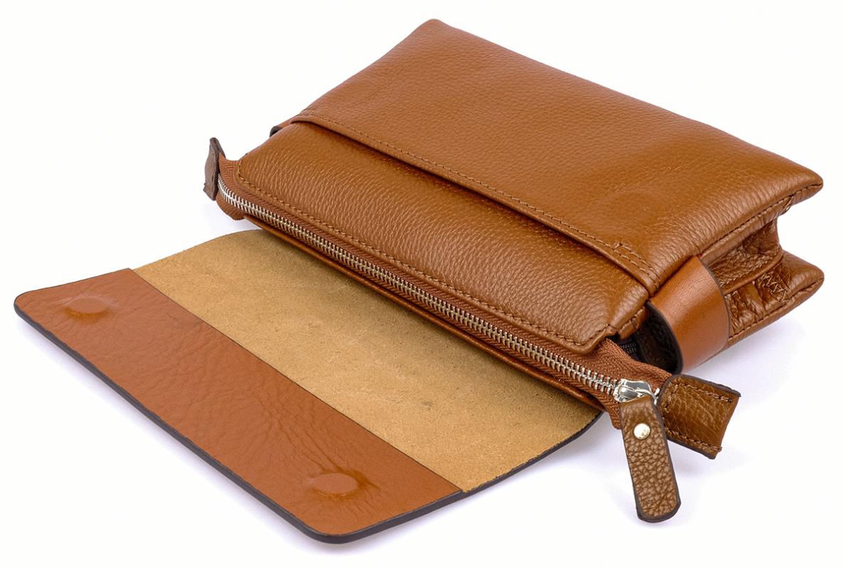 KANGAROO%20KINGDOM%20Hakiki%20Dana%20Deri%20Taba%20Erkek%20Portföy%20&%20Clutch%20El%20Çantası%209288-T