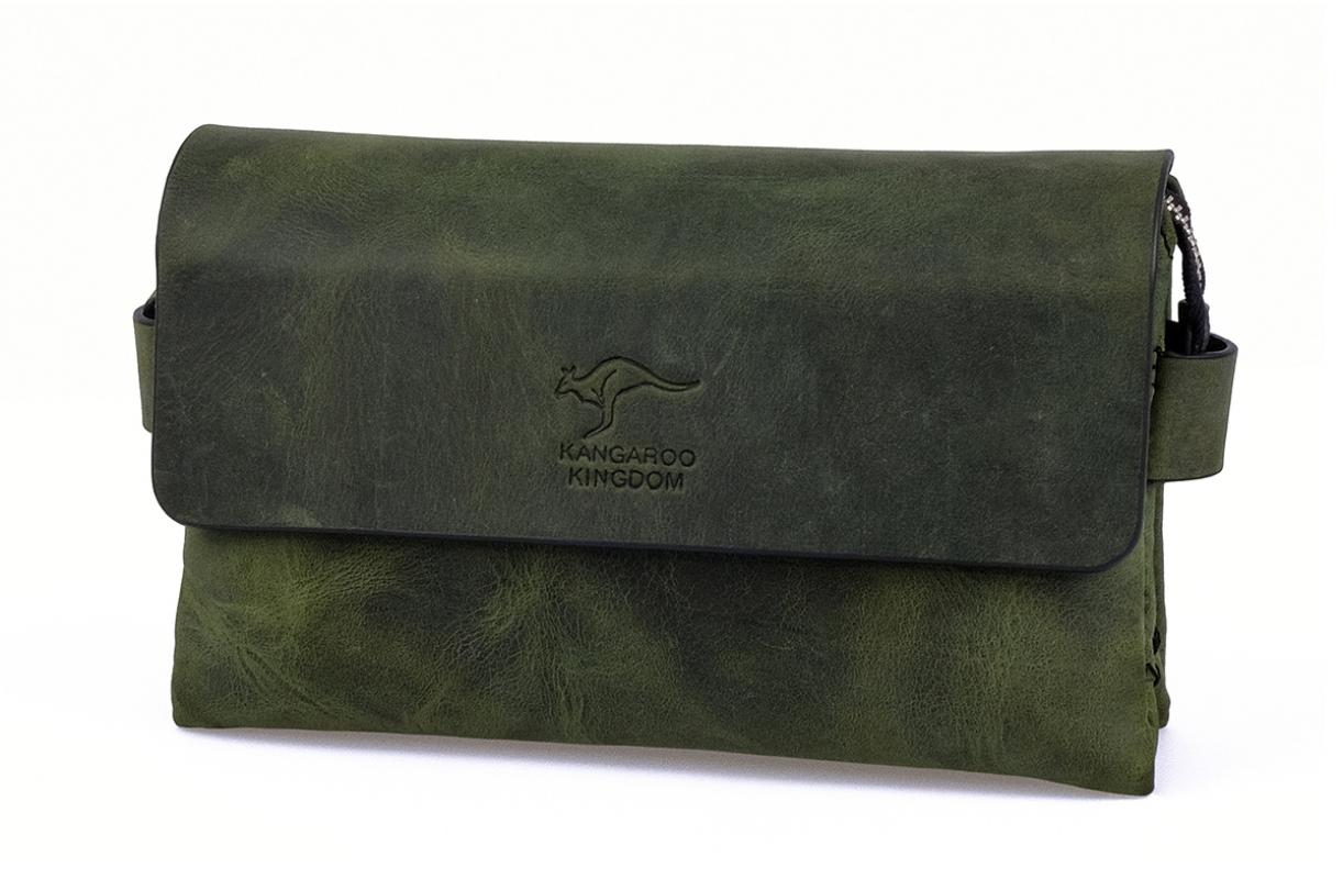 KANGAROO%20KINGDOM%20Hakiki%20Dana%20Deri%20Crazy%20Horse%20Koyu%20Taba%20Erkek%20El%20Portföy%20Clutch%20Çantası%209288-ZKT