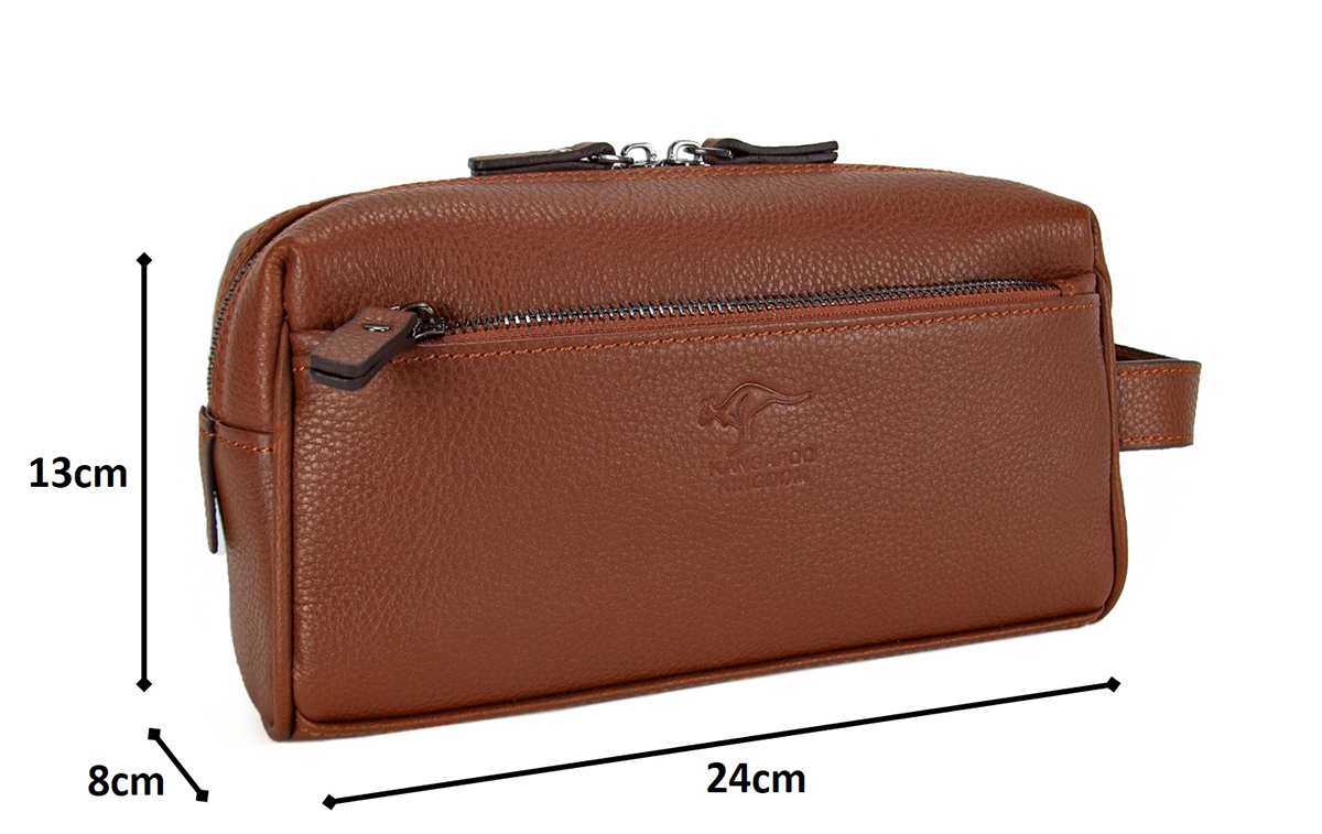 KANGAROO%20KINGDOM%20Hakiki%20Dana%20Deri%20Taba%20Erkek%20Portföy%20Organizatör%20Seyahat%20El%20Çantası%209686-T
