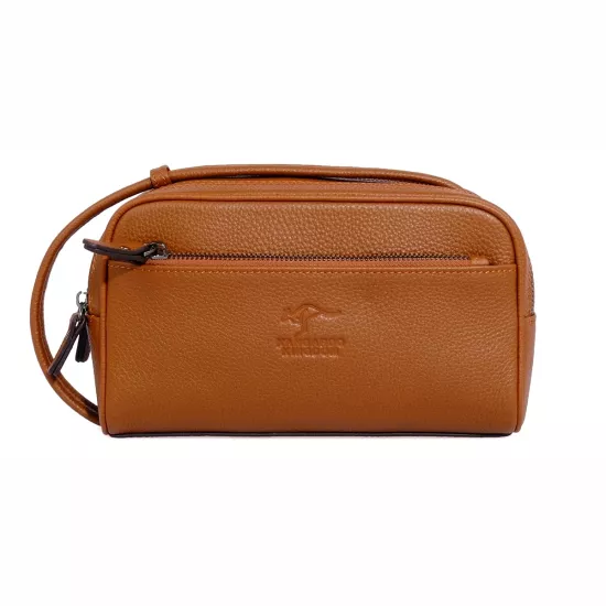 KANGAROO KINGDOM % 100 Hakiki Dana Deri Taba Erkek Portföy & Clutch El Çantası 6466-T